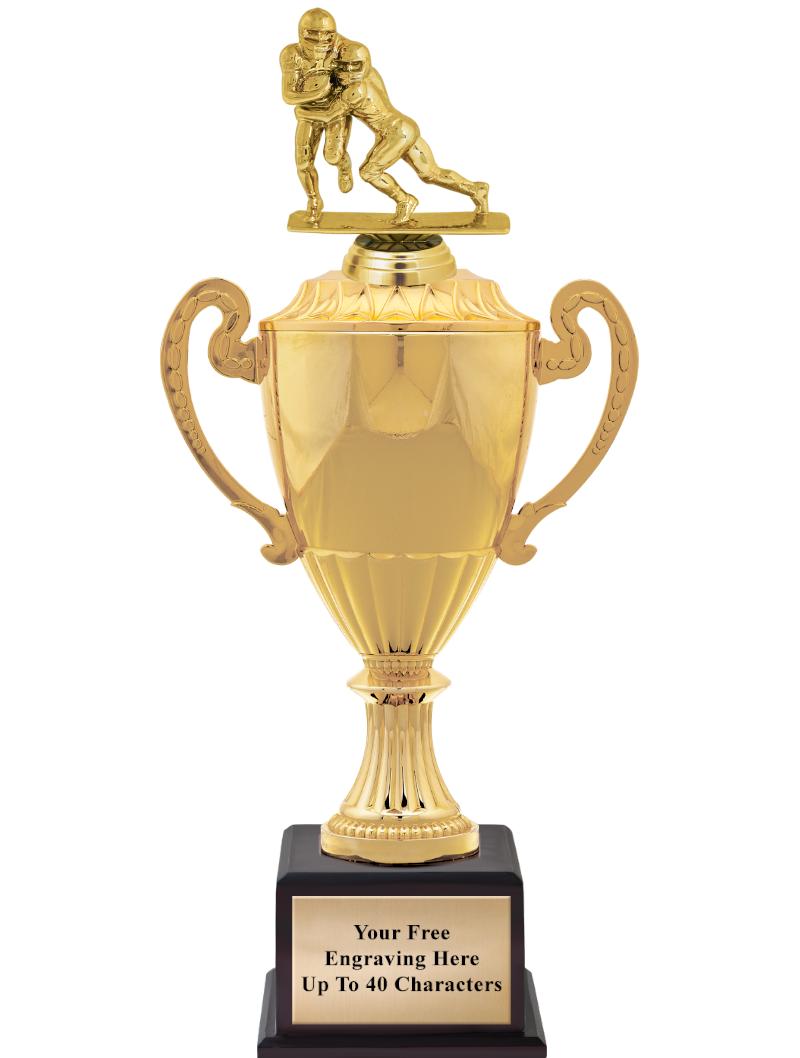 16 3/4" SOVEREIGN CUP W/FIGURE