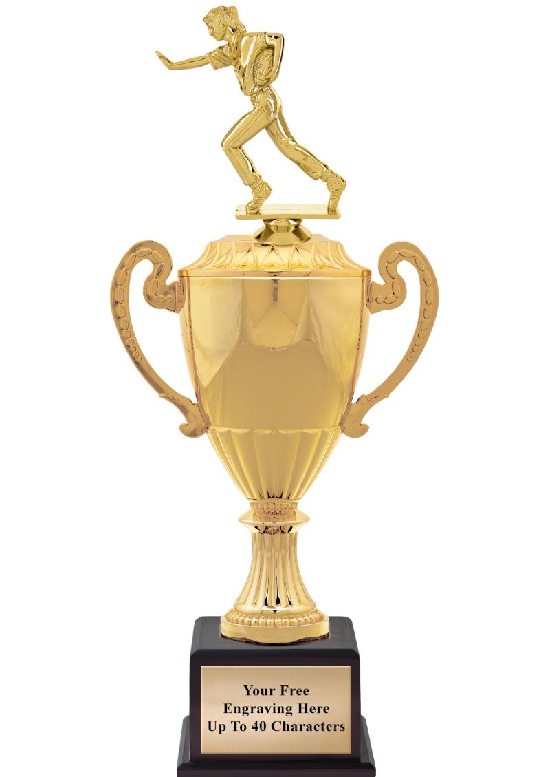 16 3/4" SOVEREIGN CUP W/FIGURE
