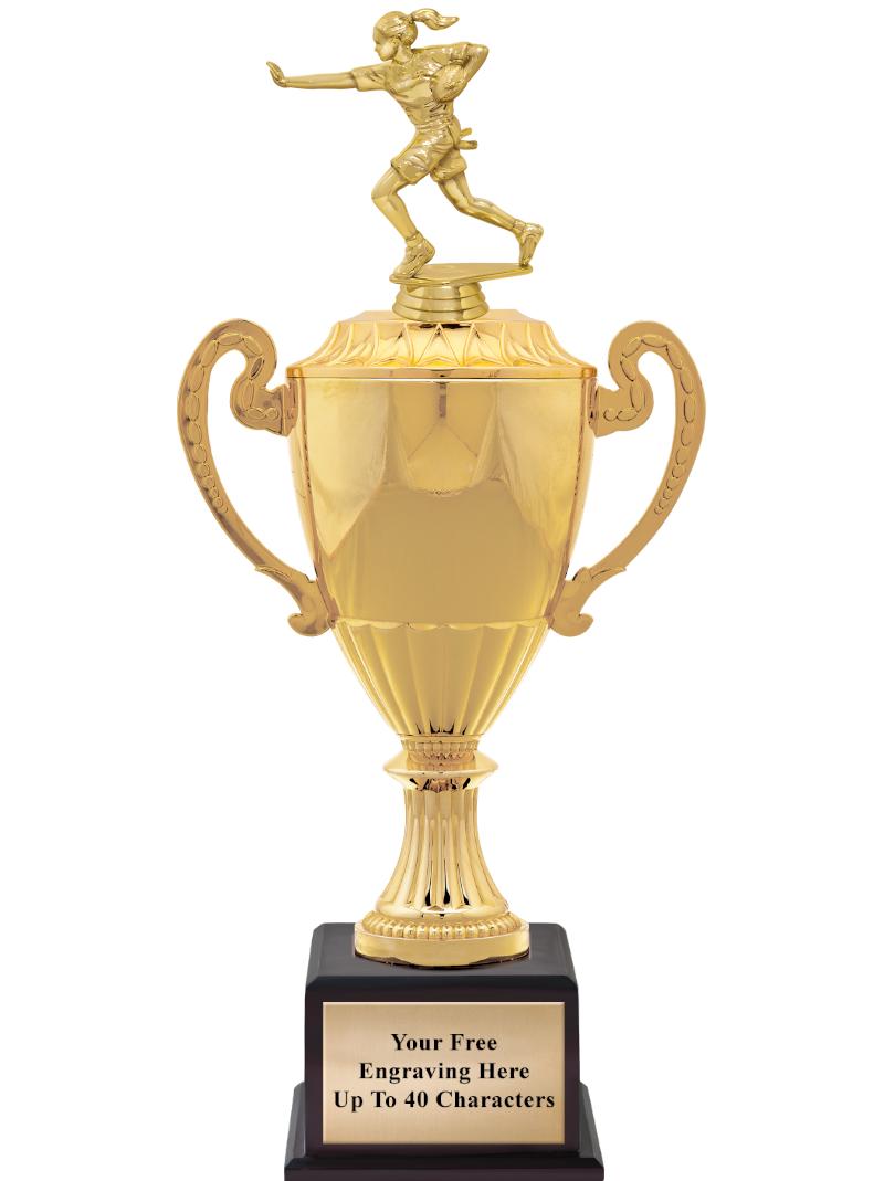 16 3/4" SOVEREIGN CUP W/FIGURE