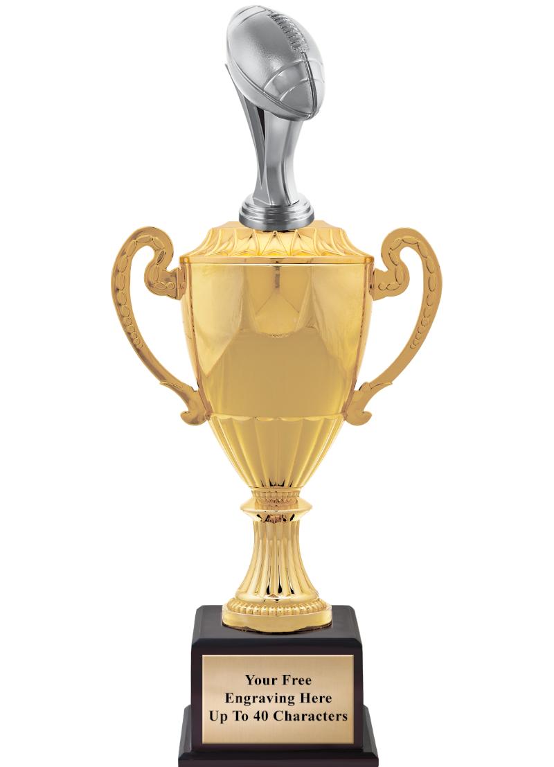 16 3/4" SOVEREIGN CUP W/FIGURE