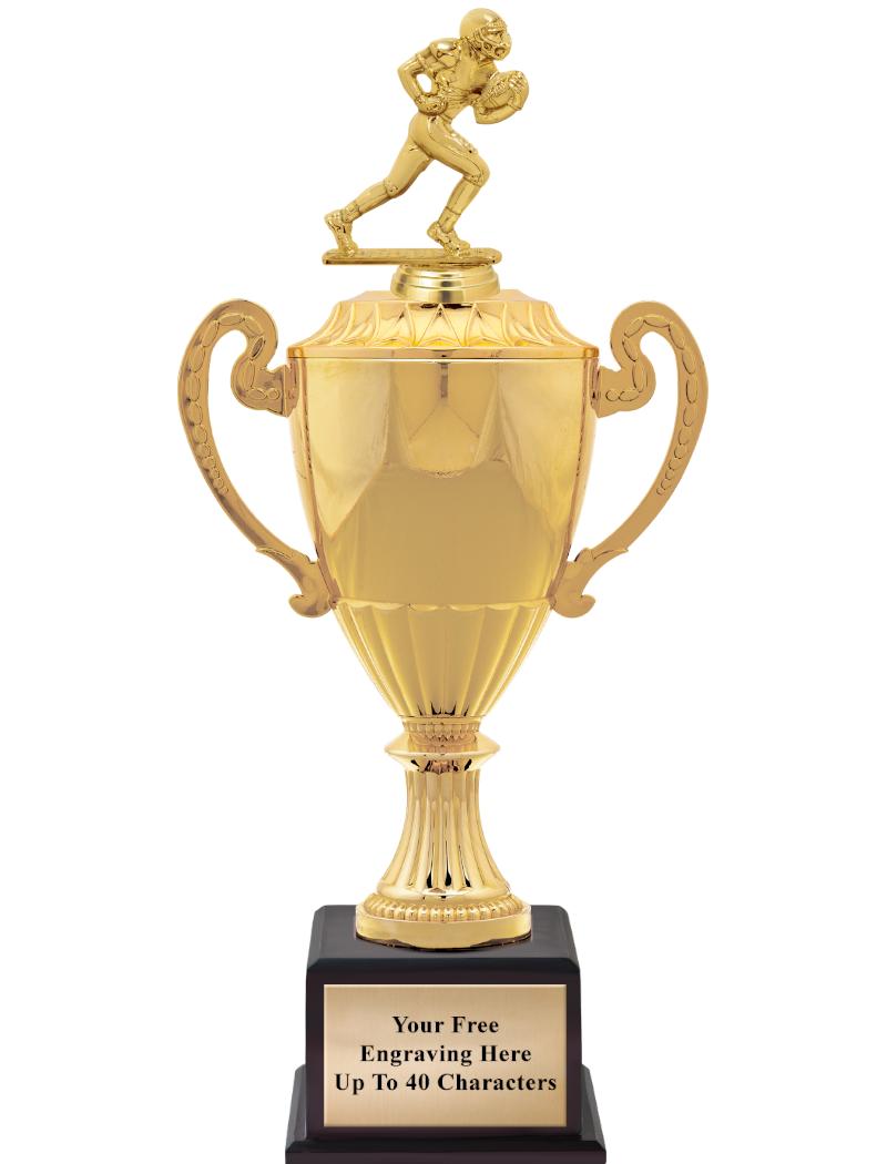 16 3/4" SOVEREIGN CUP W/FIGURE