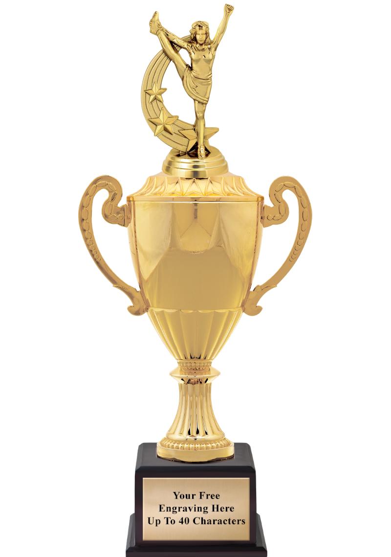 16 3/4" SOVEREIGN CUP W/FIGURE