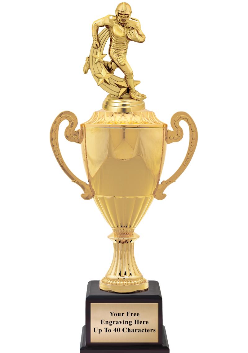 16 3/4" SOVEREIGN CUP W/FIGURE