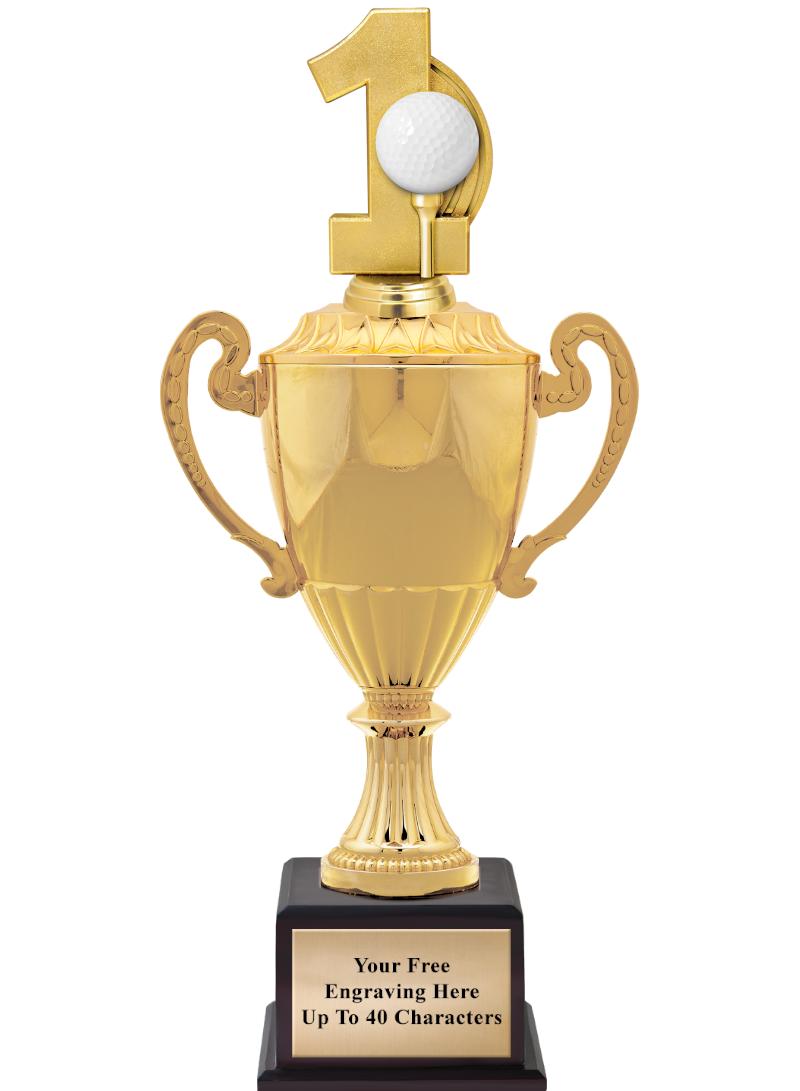 16 3/4" SOVEREIGN CUP W/FIGURE