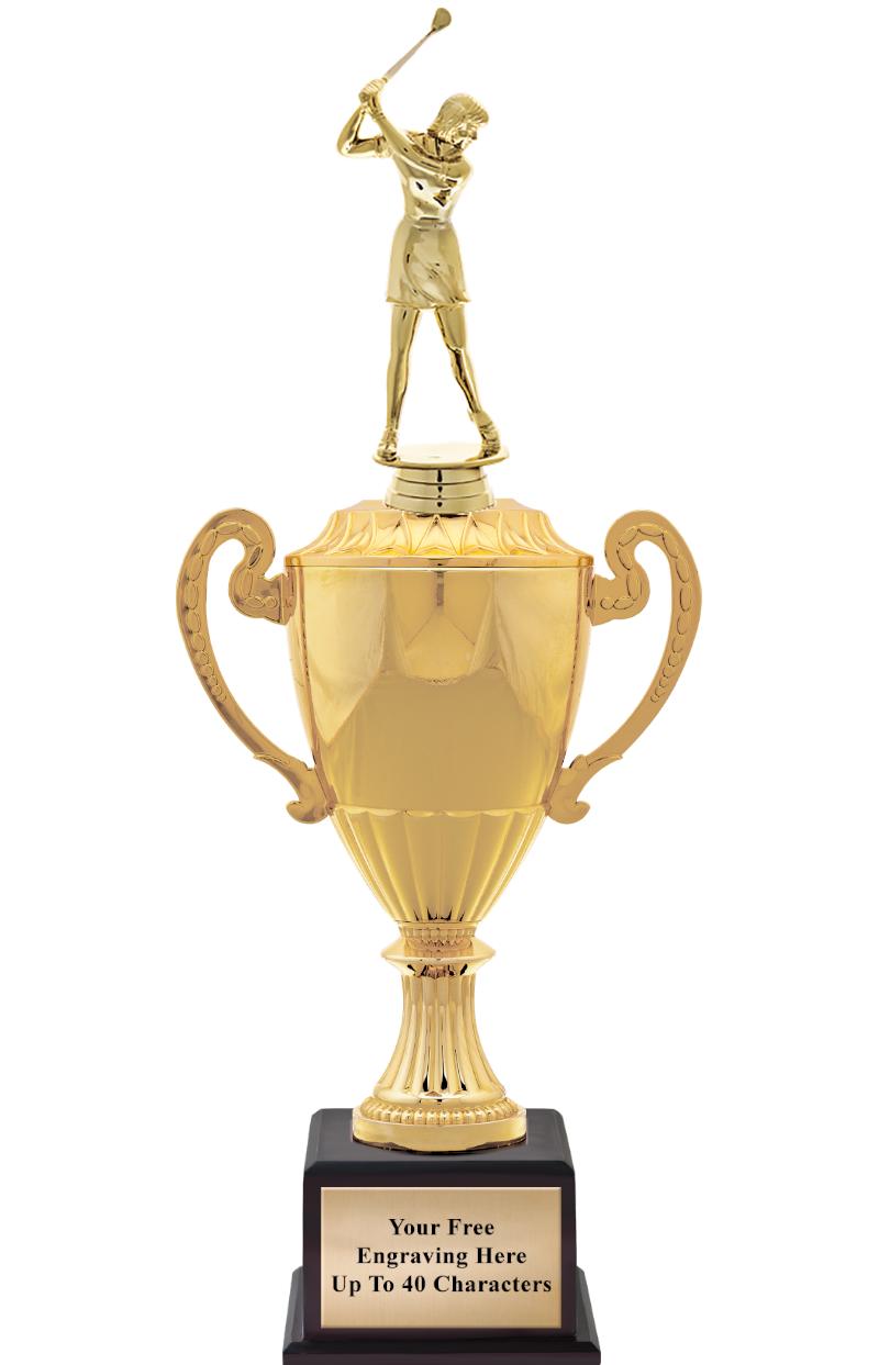 16 3/4" SOVEREIGN CUP W/FIGURE