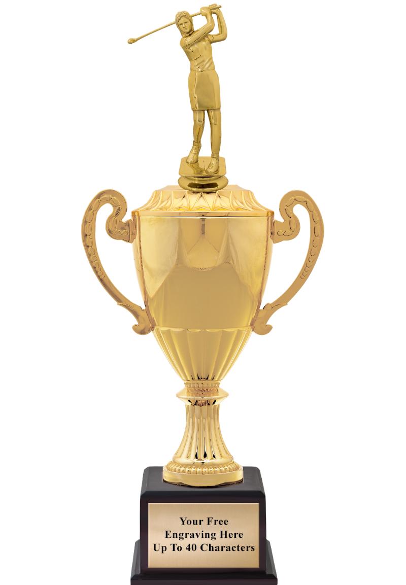 16 3/4" SOVEREIGN CUP W/FIGURE