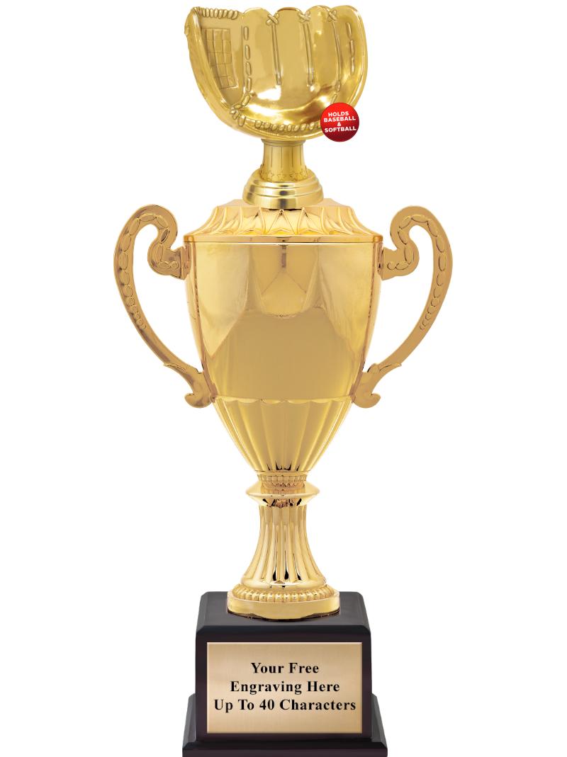 16 3/4" SOVEREIGN CUP W/FIGURE