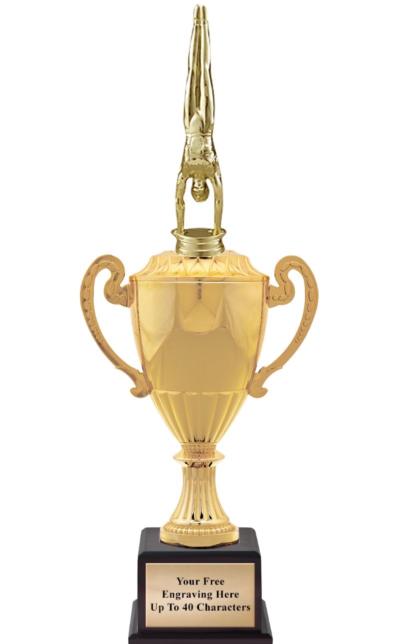 16 3/4" SOVEREIGN CUP W/FIGURE