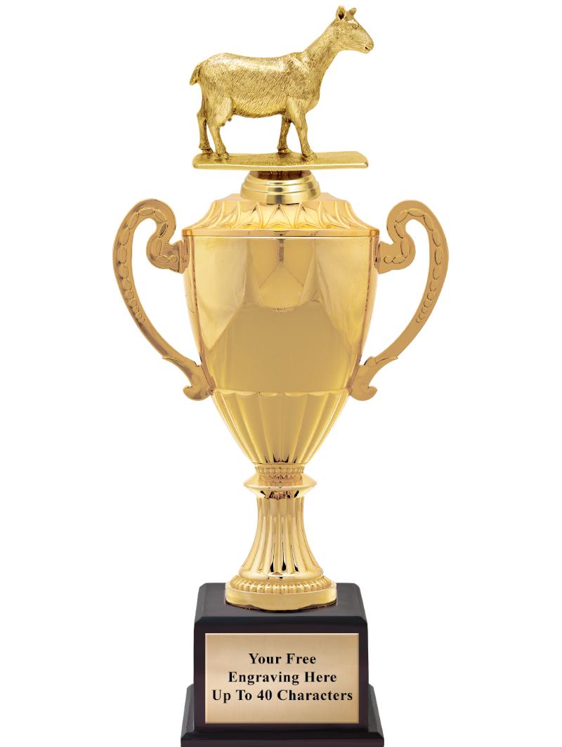 16 3/4" SOVEREIGN CUP W/FIGURE