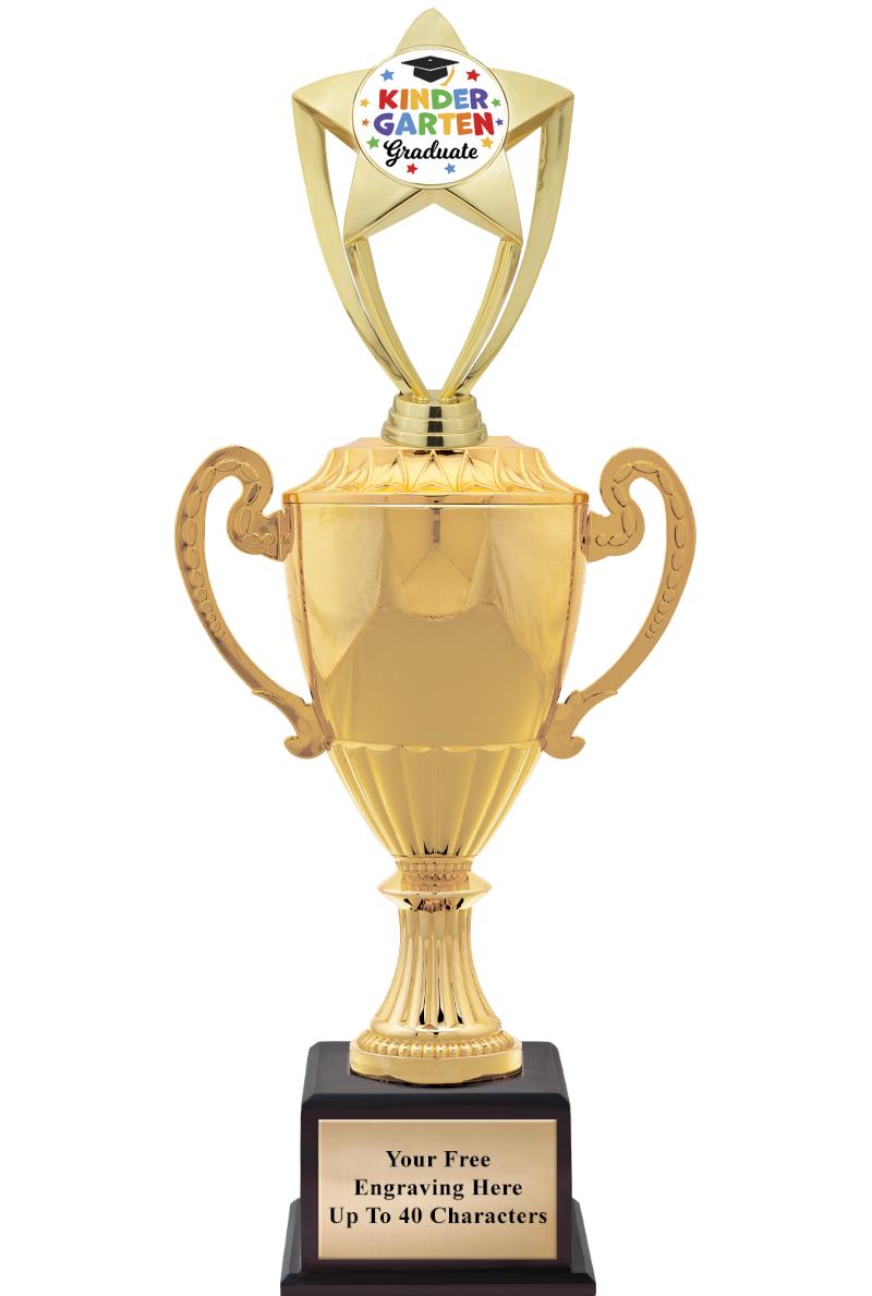 16 3/4" SOVEREIGN CUP W/FIGURE