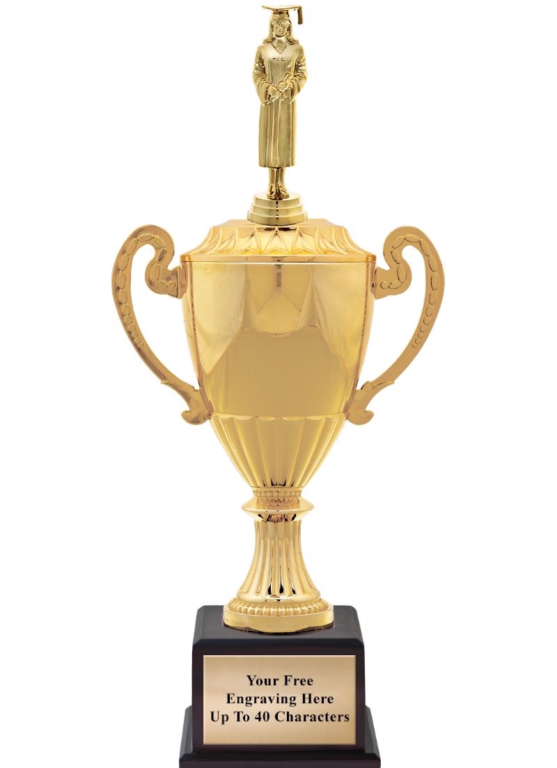 16 3/4" SOVEREIGN CUP W/FIGURE