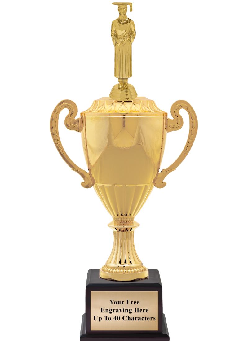 16 3/4" SOVEREIGN CUP W/FIGURE