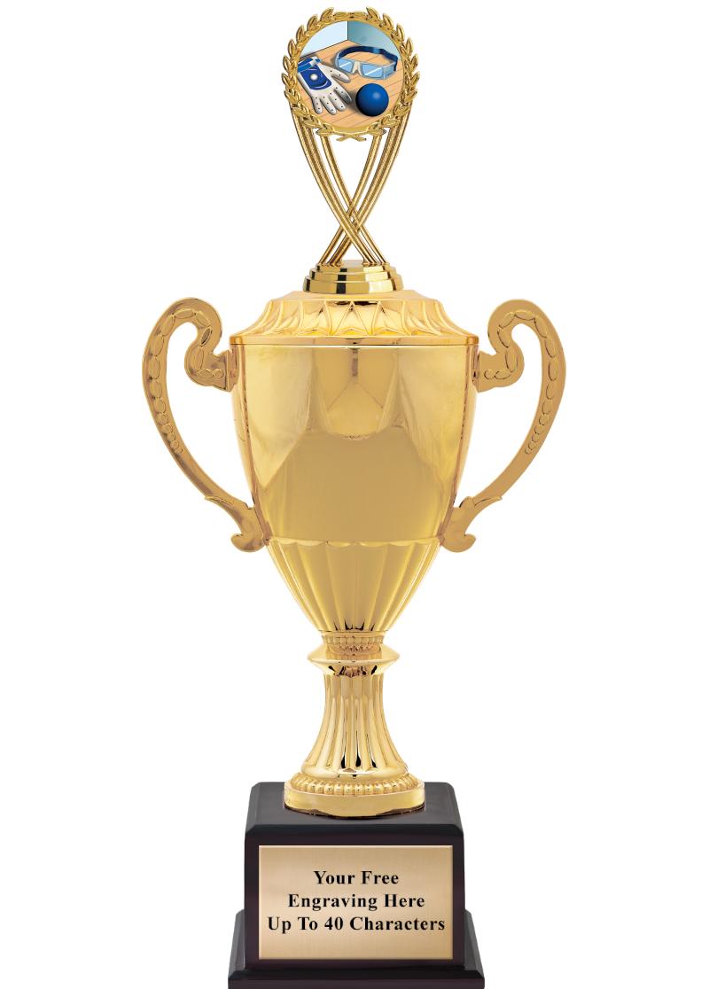 16 3/4" SOVEREIGN CUP W/FIGURE