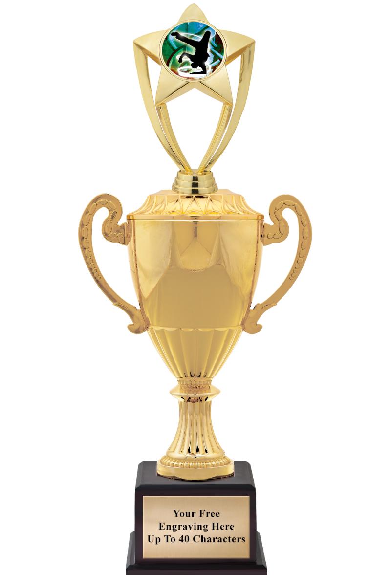 16 3/4" SOVEREIGN CUP W/FIGURE