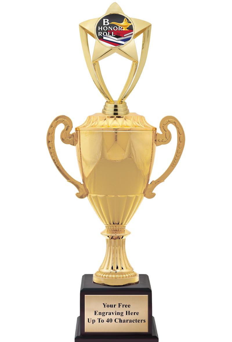 16 3/4" SOVEREIGN CUP W/FIGURE