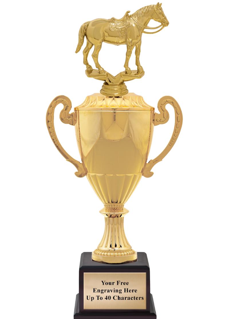 16 3/4" SOVEREIGN CUP W/FIGURE