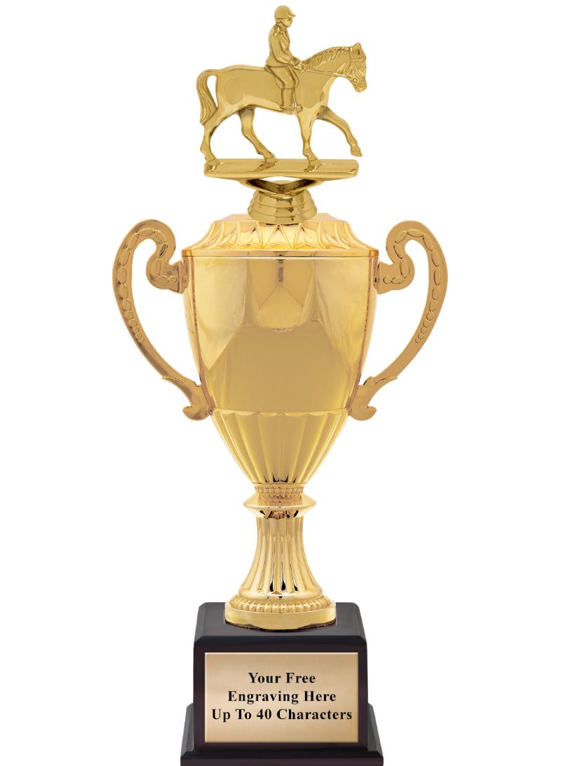 16 3/4" SOVEREIGN CUP W/FIGURE