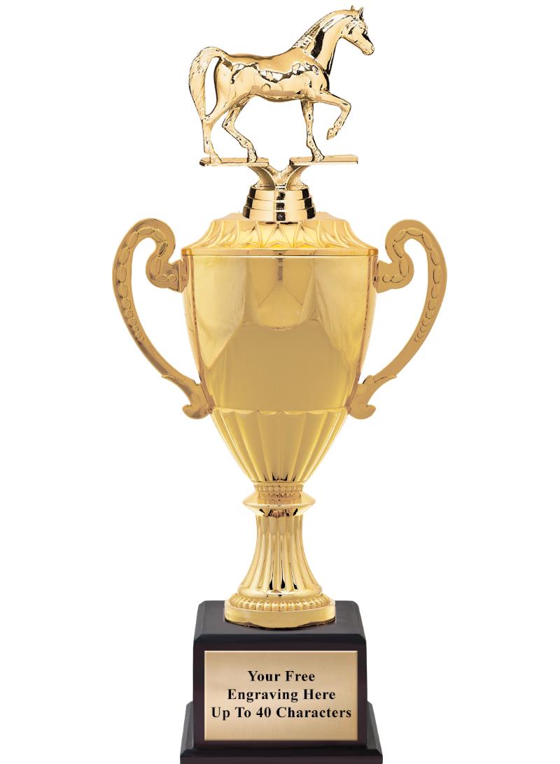 16 3/4" SOVEREIGN CUP W/FIGURE