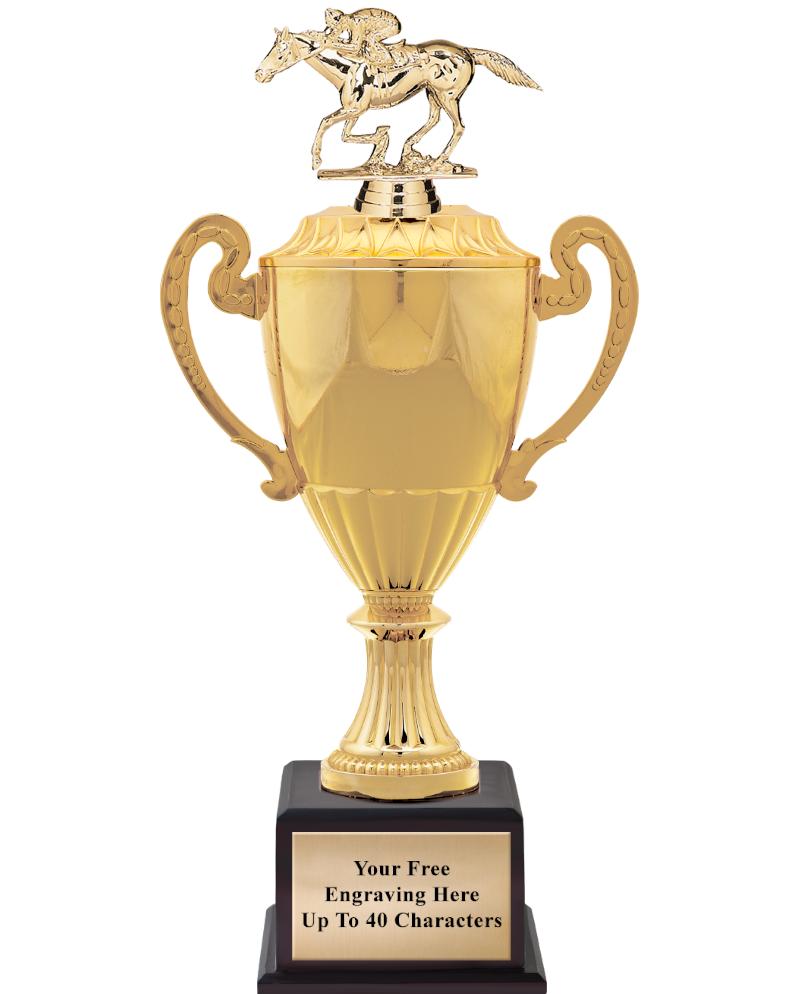 16 3/4" SOVEREIGN CUP W/FIGURE