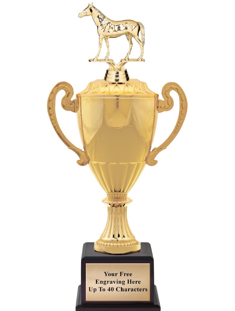 16 3/4" SOVEREIGN CUP W/FIGURE