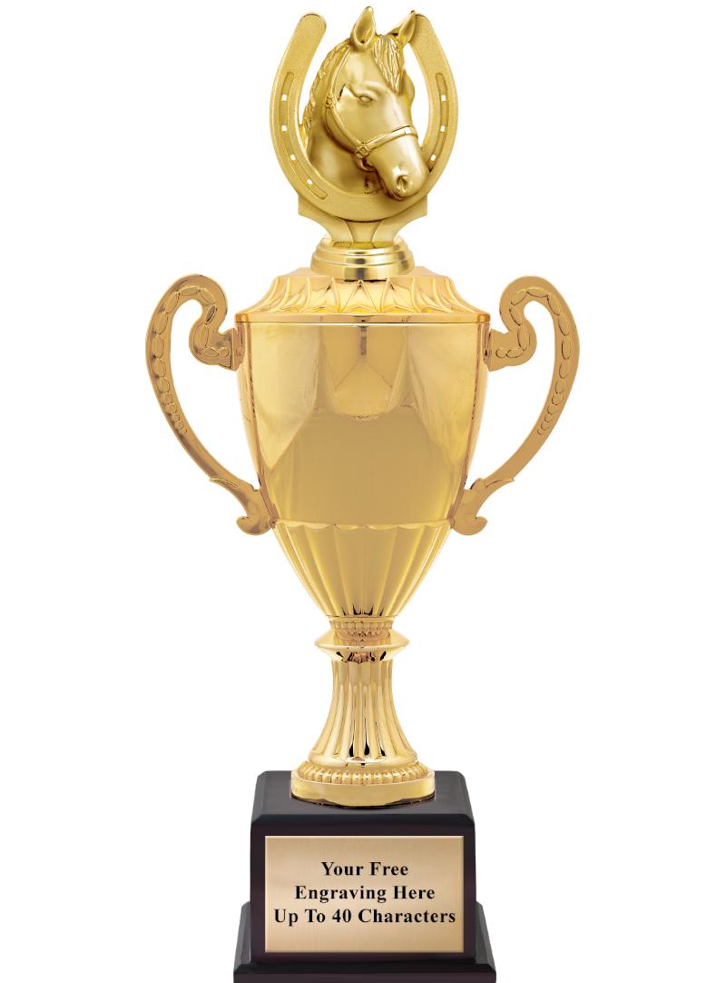 16 3/4" SOVEREIGN CUP W/FIGURE