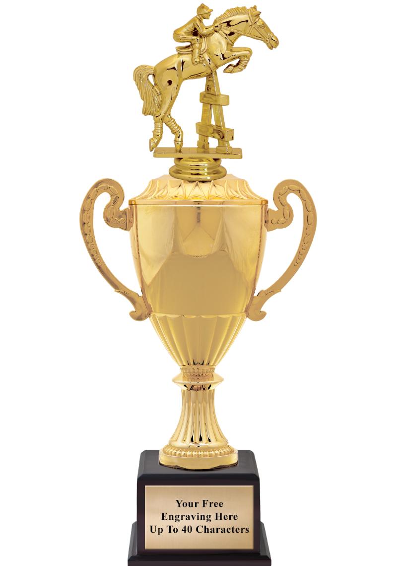 16 3/4" SOVEREIGN CUP W/FIGURE