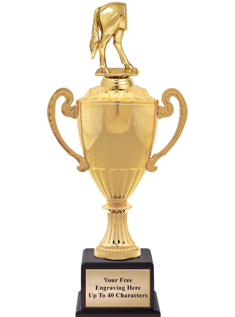 16 3/4" SOVEREIGN CUP W/FIGURE