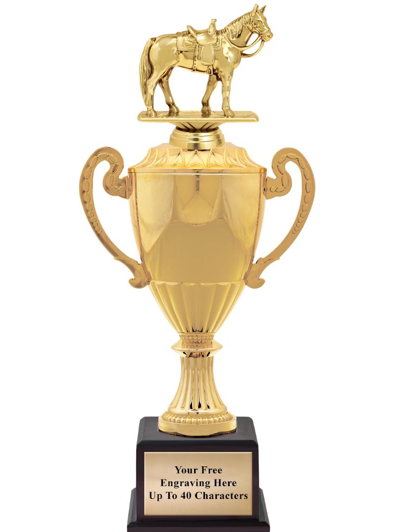 16 3/4" SOVEREIGN CUP W/FIGURE