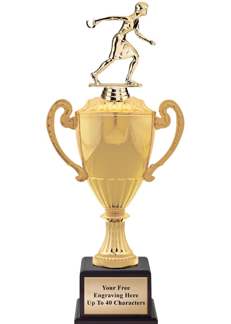 16 3/4" SOVEREIGN CUP W/FIGURE