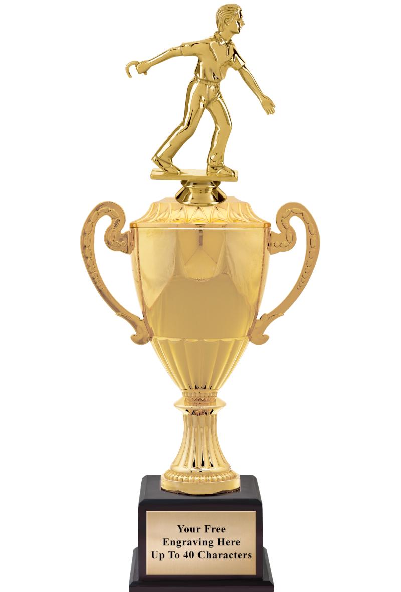 16 3/4" SOVEREIGN CUP W/FIGURE