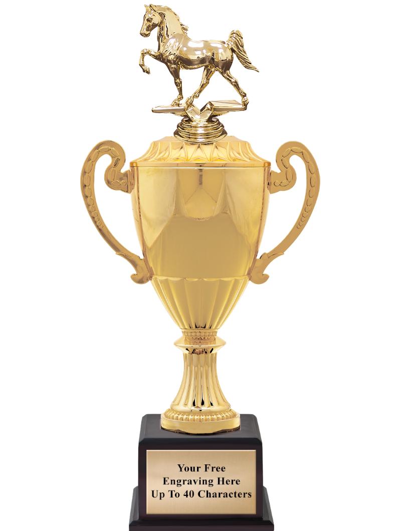 16 3/4" SOVEREIGN CUP W/FIGURE