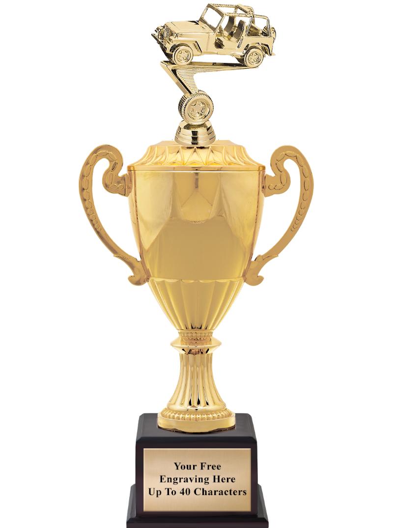 16 3/4" SOVEREIGN CUP W/FIGURE