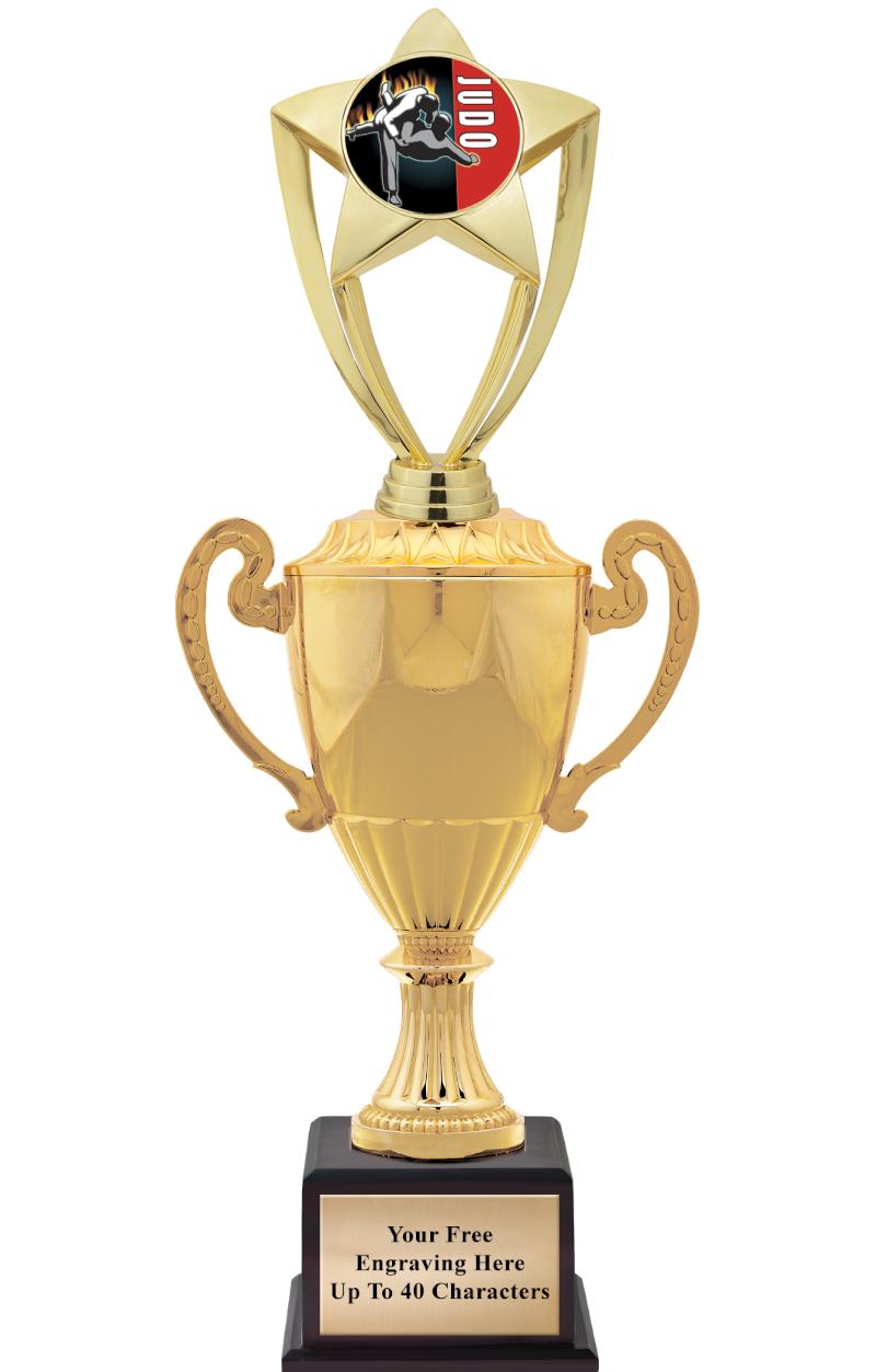 16 3/4" SOVEREIGN CUP W/FIGURE