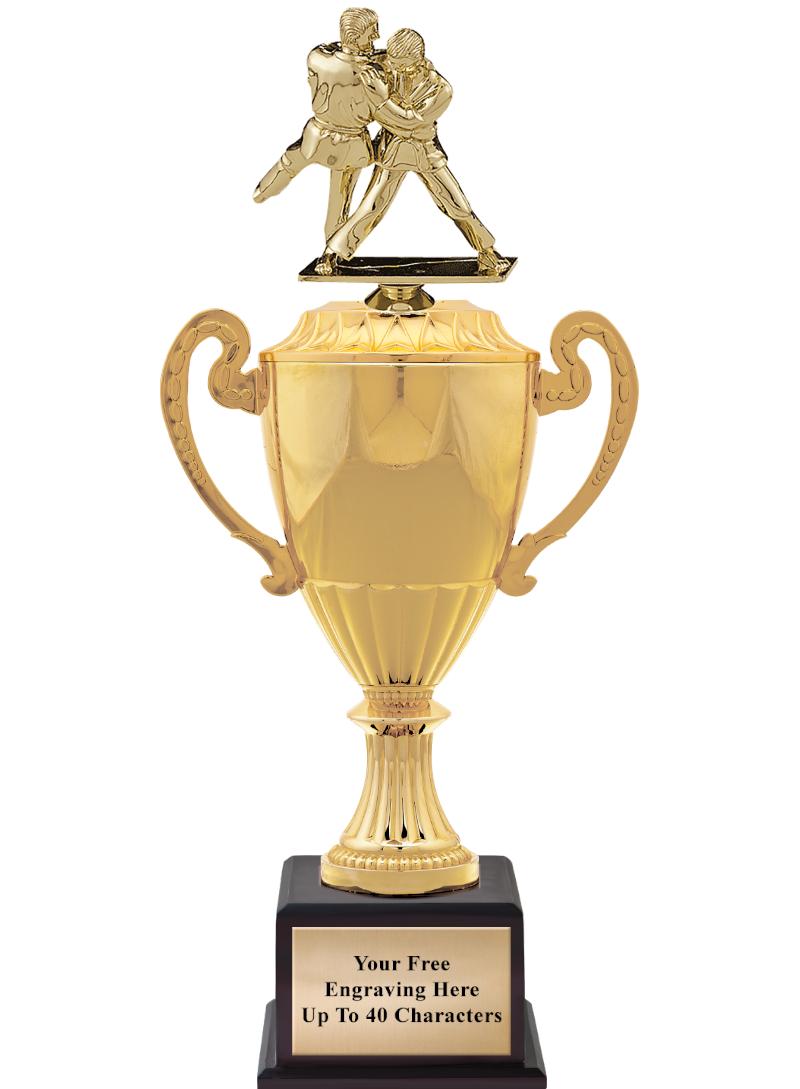 16 3/4" SOVEREIGN CUP W/FIGURE