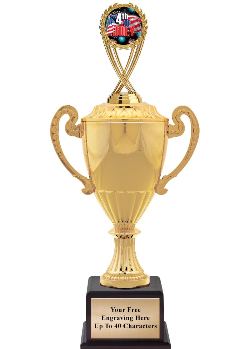 16 3/4" SOVEREIGN CUP W/FIGURE