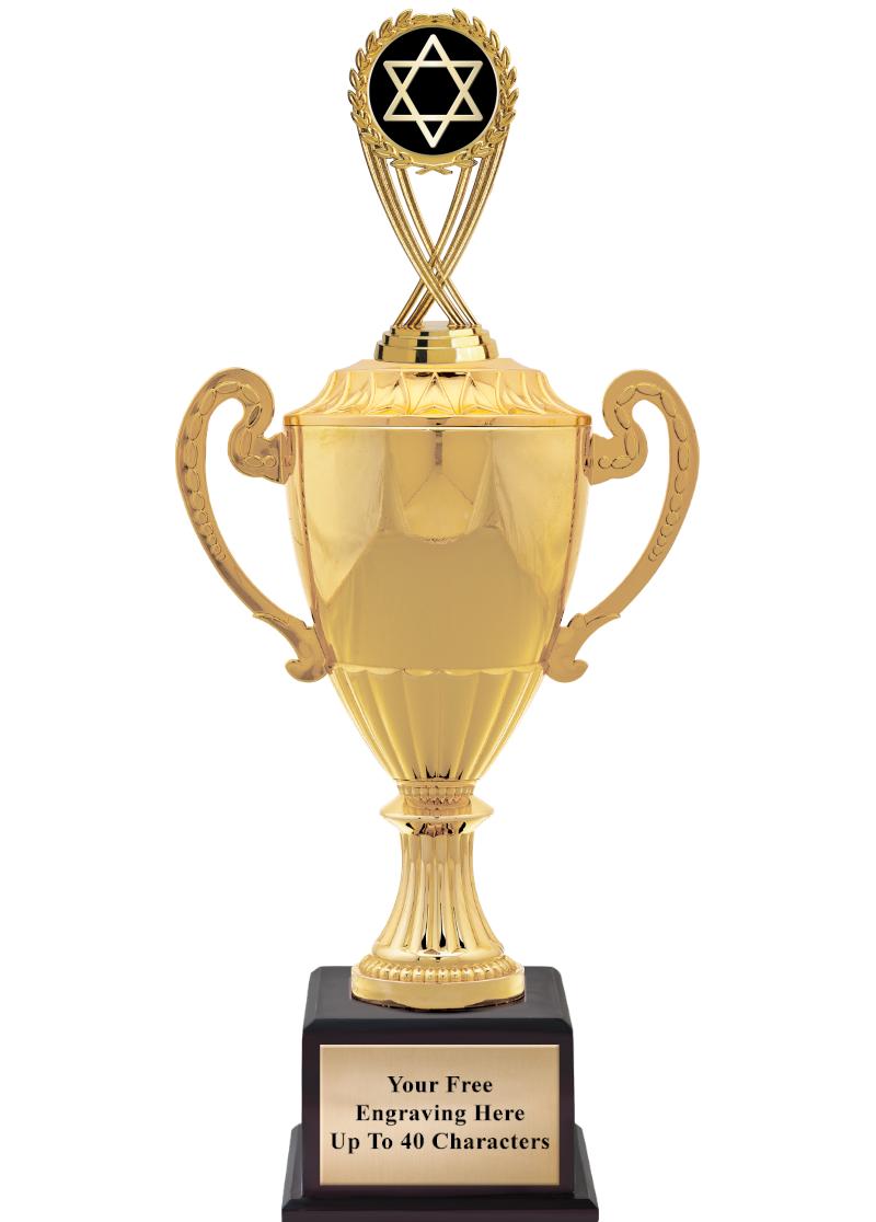 16 3/4" SOVEREIGN CUP W/FIGURE