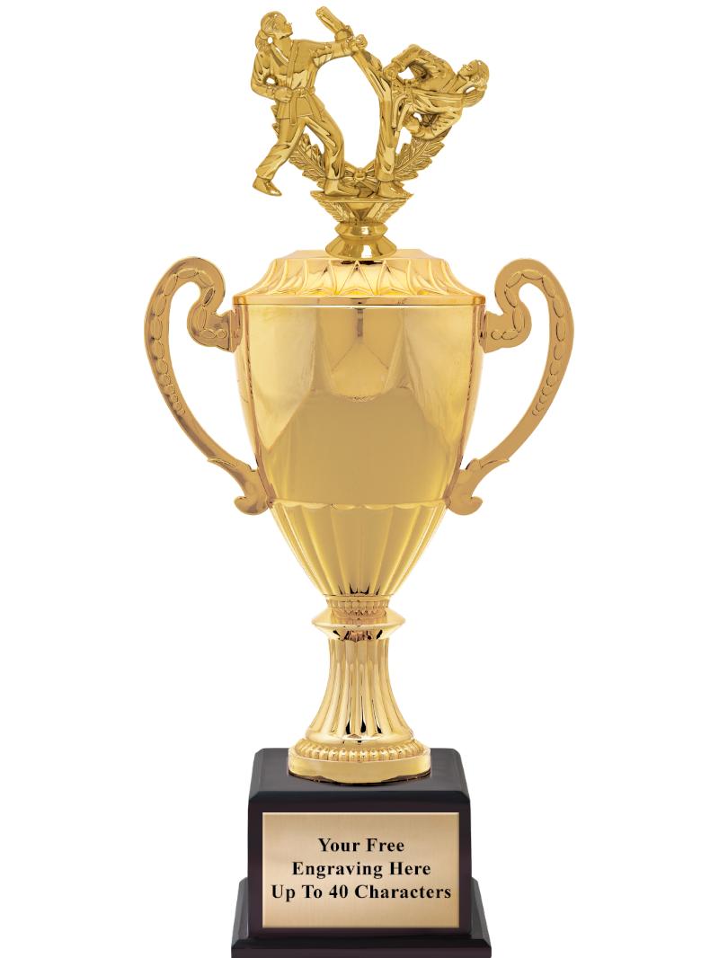 16 3/4" SOVEREIGN CUP W/FIGURE