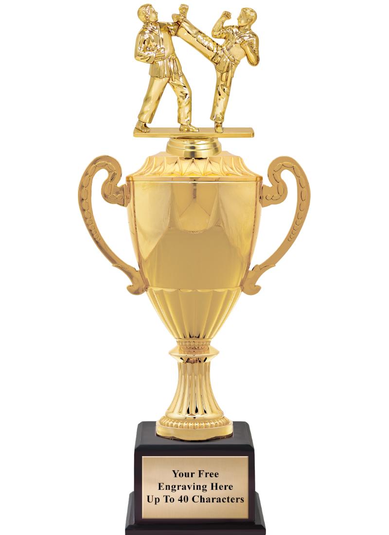 16 3/4" SOVEREIGN CUP W/FIGURE