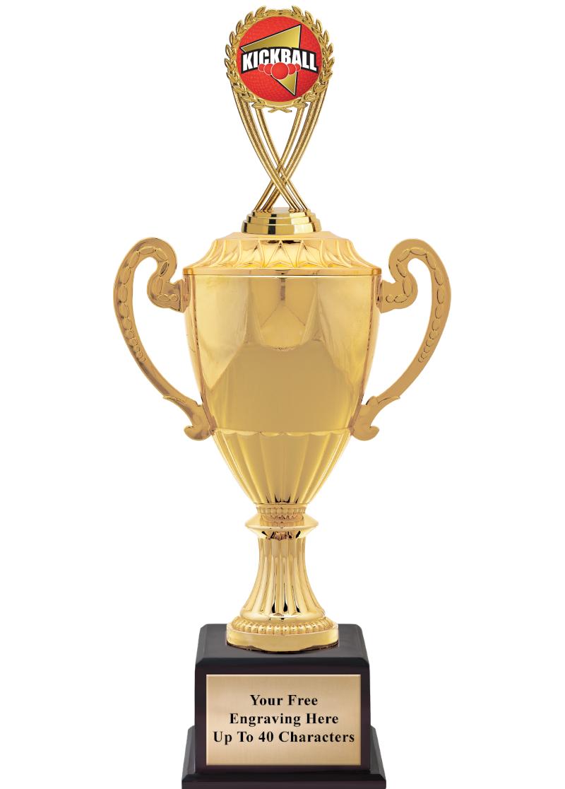 16 3/4" SOVEREIGN CUP W/FIGURE