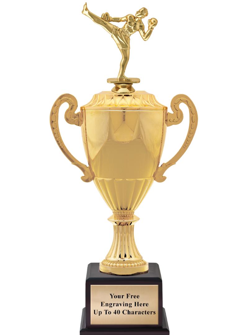 16 3/4" SOVEREIGN CUP W/FIGURE