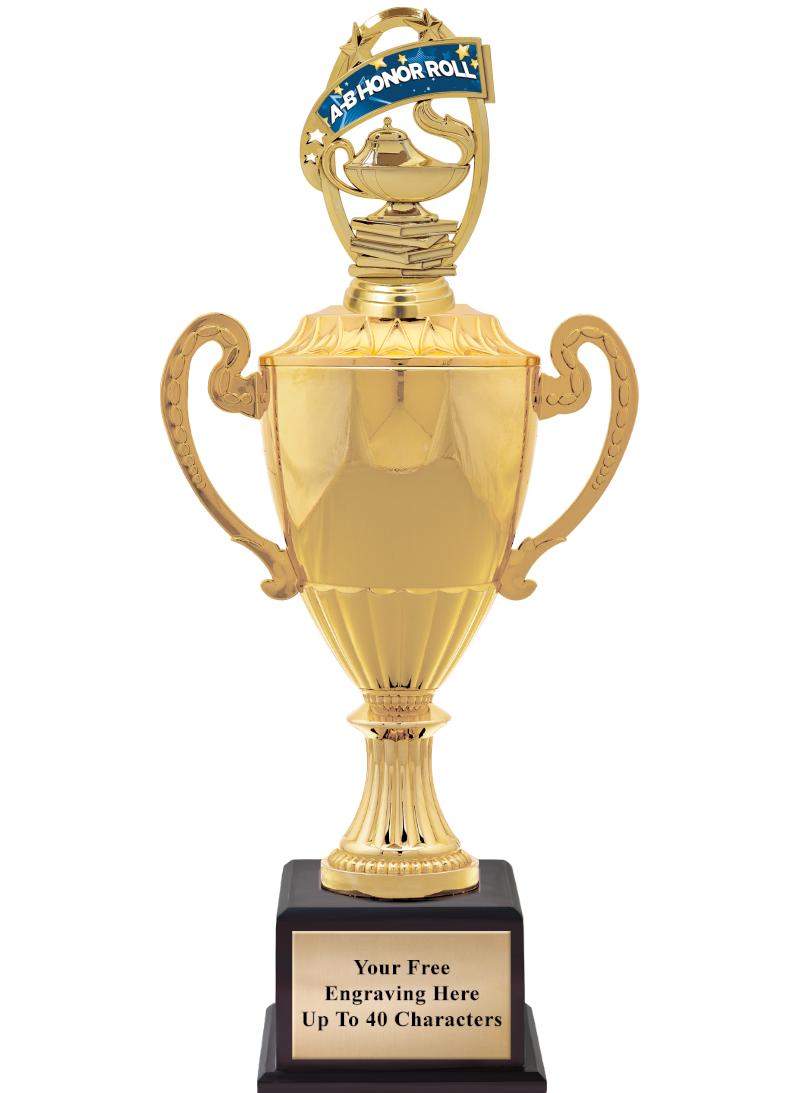 16 3/4" SOVEREIGN CUP W/FIGURE