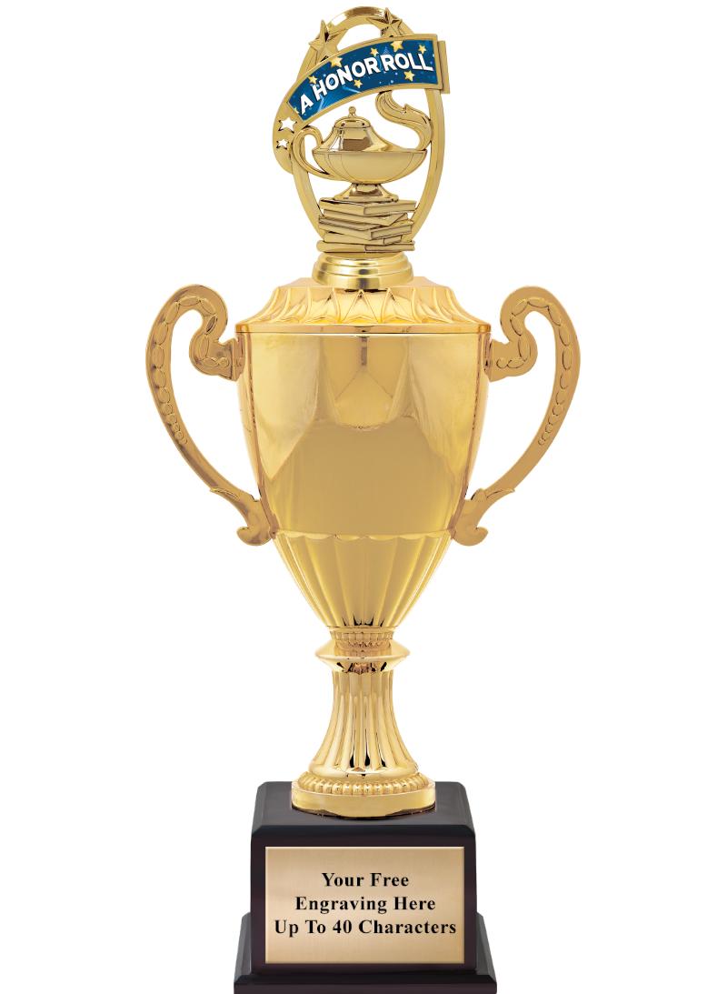 16 3/4" SOVEREIGN CUP W/FIGURE