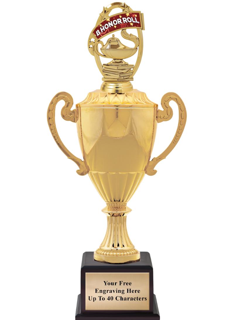 16 3/4" SOVEREIGN CUP W/FIGURE