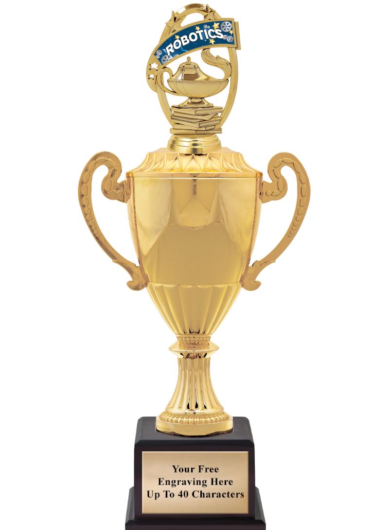 16 3/4" SOVEREIGN CUP W/FIGURE