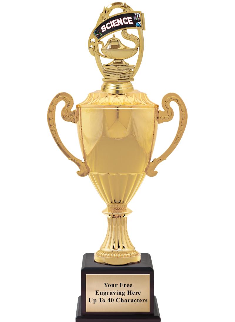 16 3/4" SOVEREIGN CUP W/FIGURE