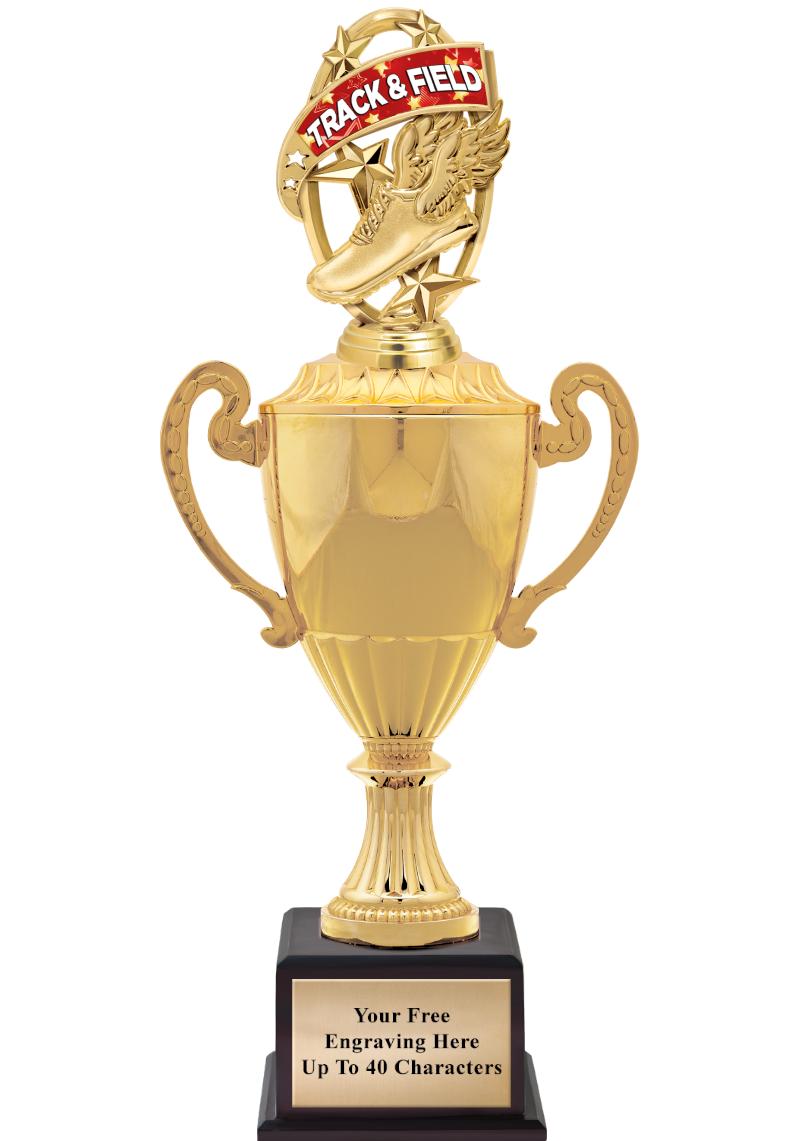 16 3/4" SOVEREIGN CUP W/FIGURE