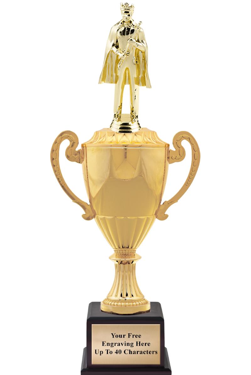 16 3/4" SOVEREIGN CUP W/FIGURE