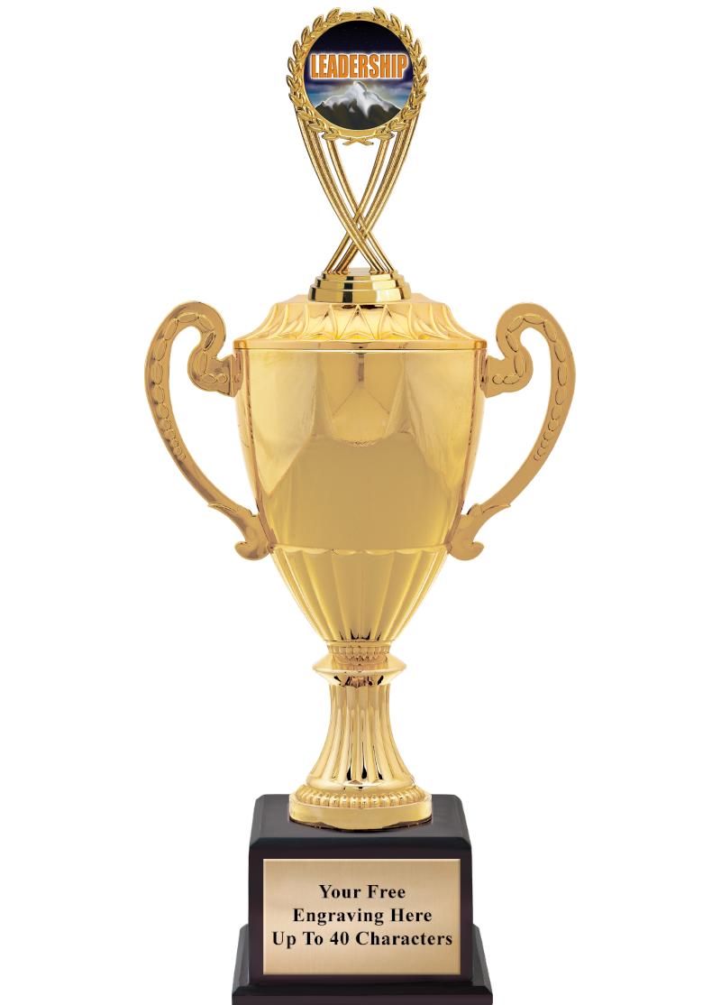 16 3/4" SOVEREIGN CUP W/FIGURE