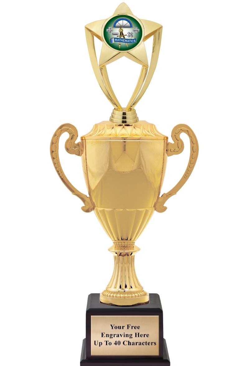 16 3/4" SOVEREIGN CUP W/FIGURE