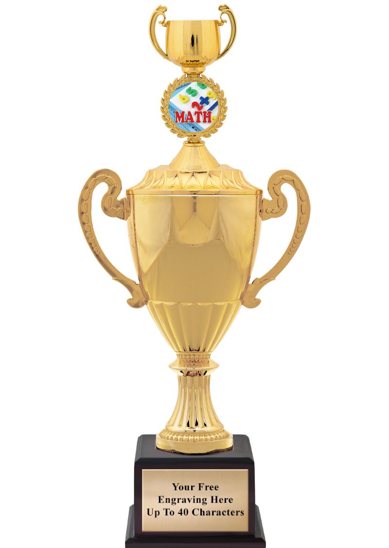 16 3/4" SOVEREIGN CUP W/FIGURE